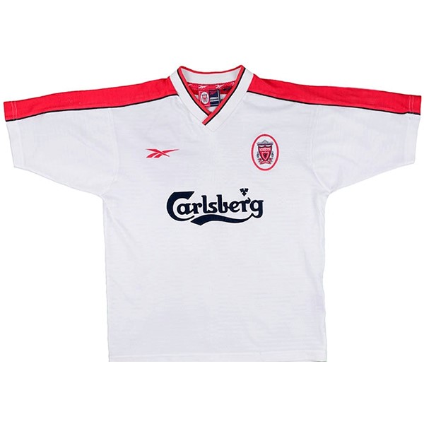 Camiseta Liverpool Replica Segunda Ropa Retro 1998 Rojo